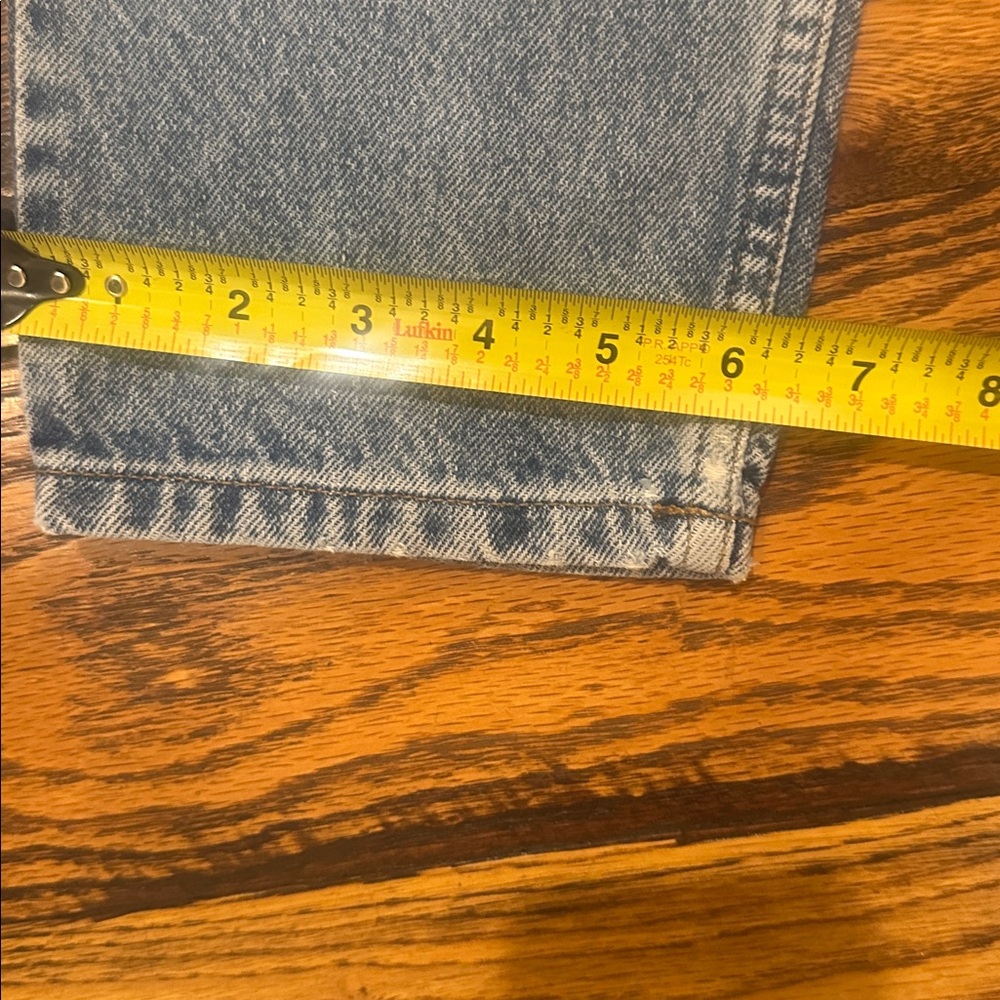 ANNE KLEIN A LINE WOMEN'S HIGH RISE 5-POCKET BLUE JEANS -VINTAGE & RARE👖SIZE 10 - Picture 5 of 9